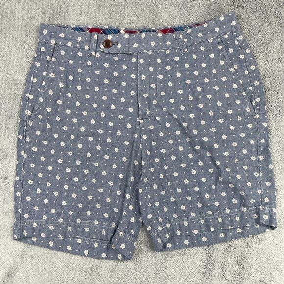 Brooks Brothers Other - Brooks Brothers Chino Shorts Men's 31 Blue White Floral Flannel Cotton